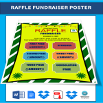 template topic preview image Raffle Fundraiser Poster