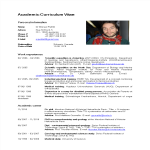 template topic preview image Curriculum Vitae For Academics