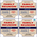 Family Reunion Flyer gratis en premium templates