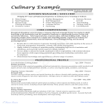 Catering Cook Sample gratis en premium templates