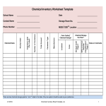 Chemical Inventory Worksheet Template gratis en premium templates