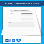 Cornell Notes Template Google Docs gratis en premium templates