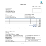 Stub Invoice gratis en premium templates