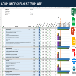 Compliance Checklist Template gratis en premium templates