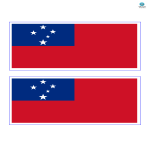 Samoa Flag | Business Templates, Contracts And Forms.