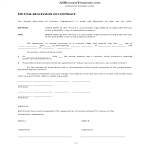 template topic preview image Mutual Rescission Of Contract