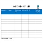 Royal wedding guest list | Business templates, contracts and forms.