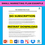 Small Marketing Plan Example gratis en premium templates