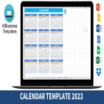 Calendar Template 2023 gratis en premium templates