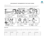 template topic preview image Sample Storyboard Template For Film And Video
