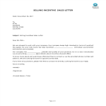 Vorschaubild der VorlageSelling Incentive Sales Letter