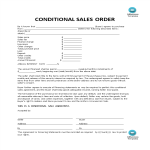 Conditional Sales Contract gratis en premium templates