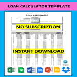 template topic preview image Loan Calculator