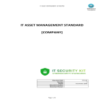 IT Asset Management Cybersecurity Standard gratis en premium templates