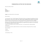 Termination Letter For Fraud gratis en premium templates