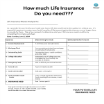 template topic preview image Insurance Needs Analysis Sample