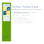 Training Program Action Plan gratis en premium templates