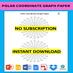 template topic preview image Polar Coordinate Graph Paper