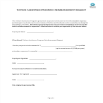 Hr Tuition Assistance Request gratis en premium templates