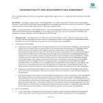 Hr Confidentiality And Noncompetition Agreement gratis en premium templates