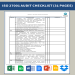 CCPA Cyber Security Internal Audit Checklist gratis en premium templates