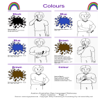 Baby Sign Language Color Chart gratis en premium templates