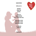 template topic preview image Mother's Day Party Invitation letter