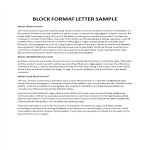 Block Letter Format gratis en premium templates