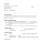 template topic preview image Fresher Resume example