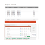 Multiple project spreadsheet templates for tracking gratis en premium templates
