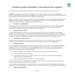 Non Disclosure Agreement For Prospective Licensee gratis en premium templates