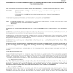 Agreement of Purchase and Sale of Shares by Shareholder gratis en premium templates