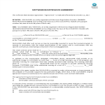 Software Maintenance Agreement gratis en premium templates