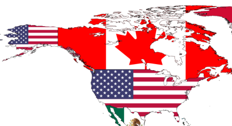 Vorschaubild des Vorlagenthemas North-American printable flags templates