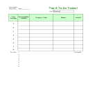 Top Priority Today To-Do List Excel gratis en premium templates