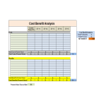 Cost Benefit Analysis Template excel worksheet gratis en premium templates