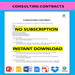 template topic preview image Consulting Contracts