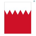 Printable bahrain flag | Business templates, contracts and forms.