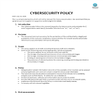 template topic preview image Cybersecurity Policy