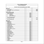Income statement sheet in Excel gratis en premium templates