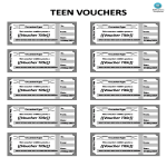 Teen Voucher gratis en premium templates