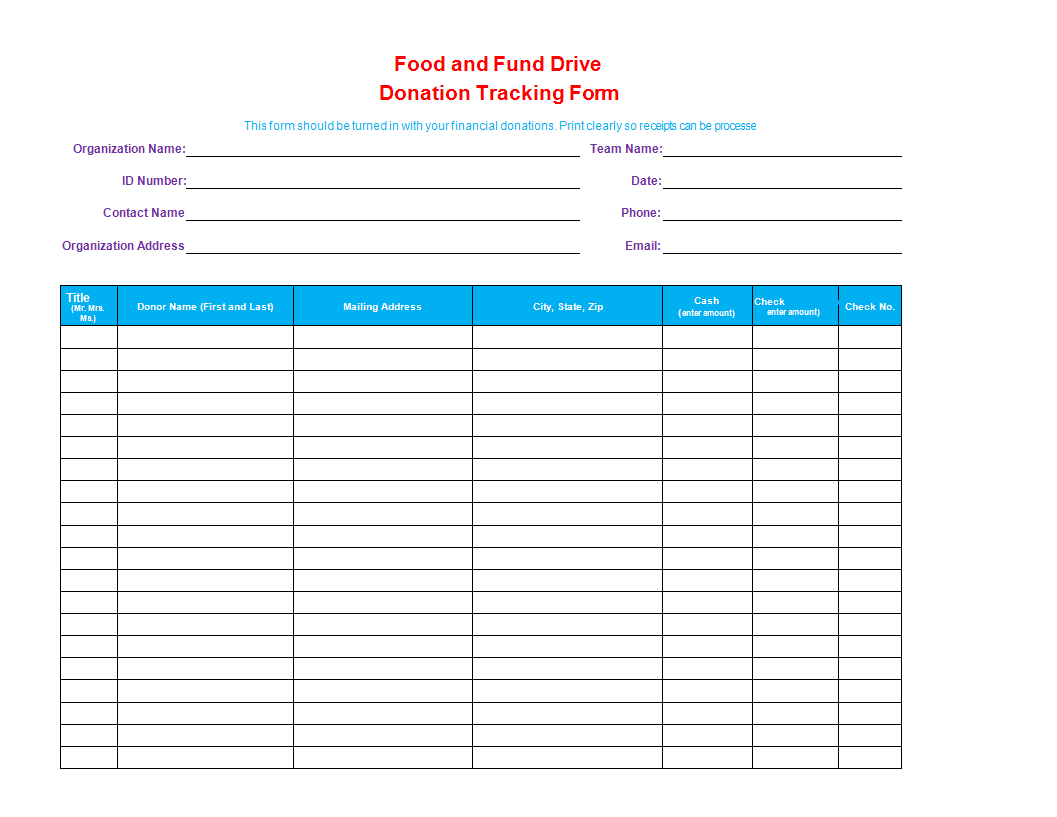 Donation Tracker Worksheet Excel Allbusinesstemplates Com