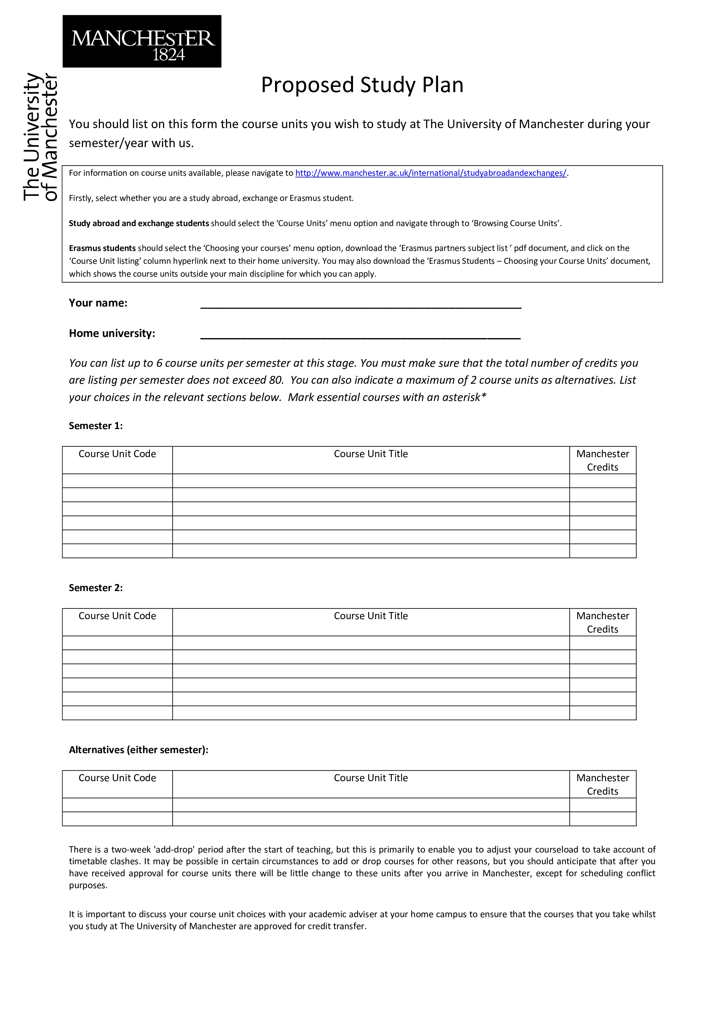 Proposed Study Templates At Allbusinesstemplates