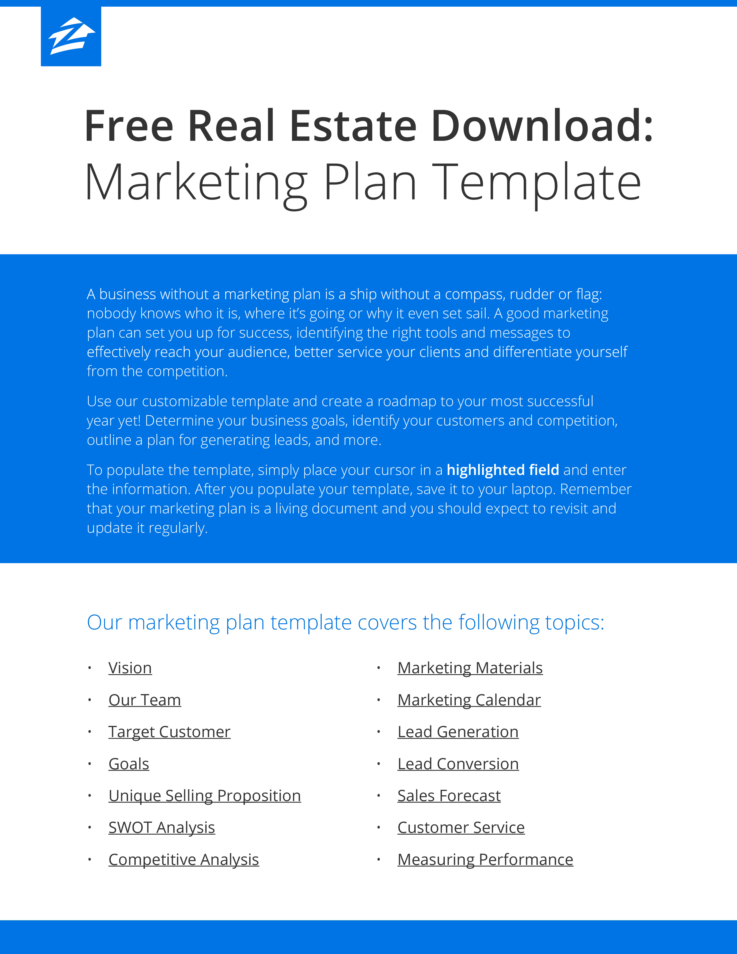 Real Estate Marketing Plan main image