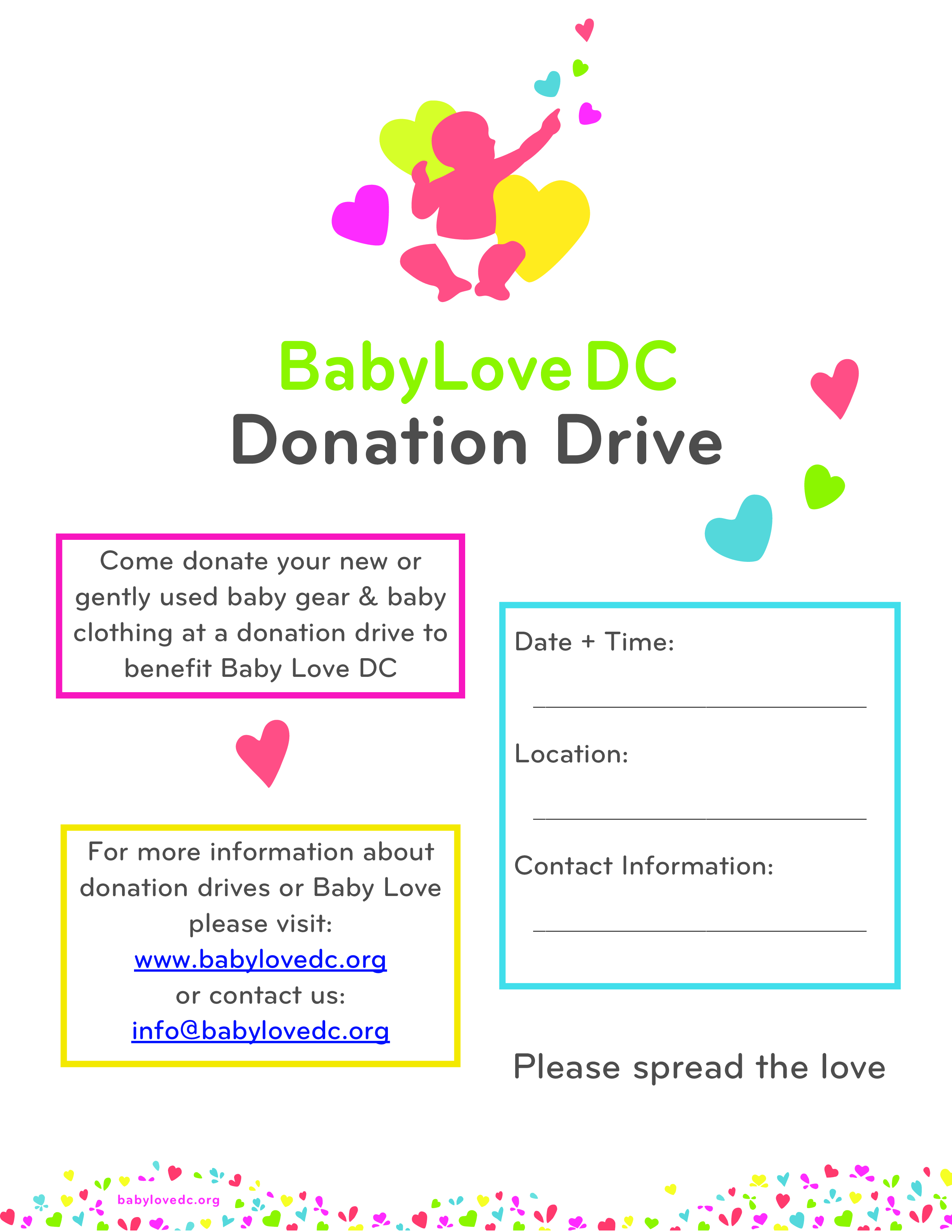 donation drive flyer modèles