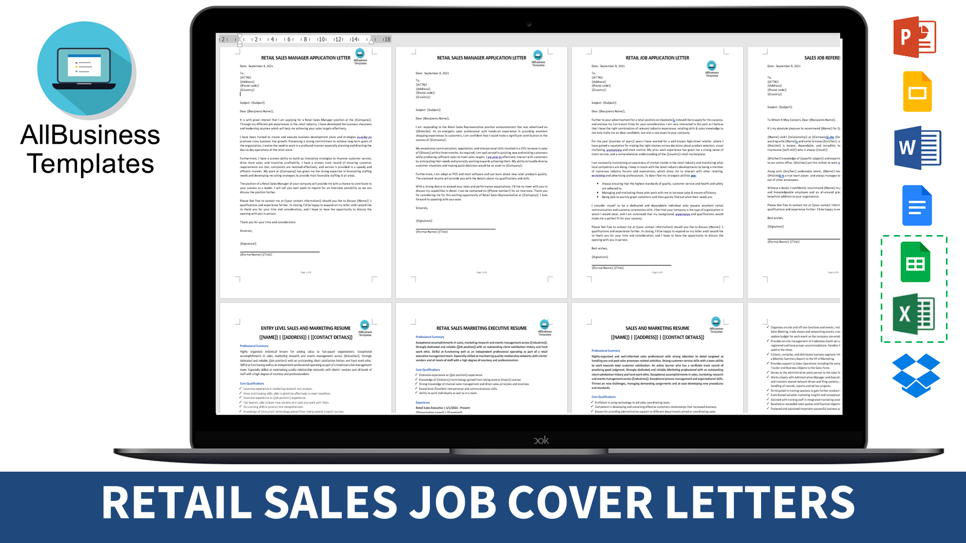 retail sales associate cover letter plantilla imagen principal