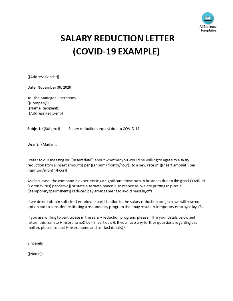 gratis-salary-reduction-letter