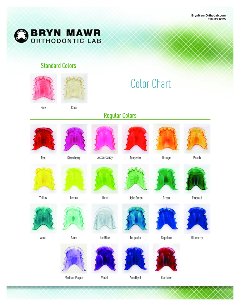 neon food coloring chart voorbeeld afbeelding 